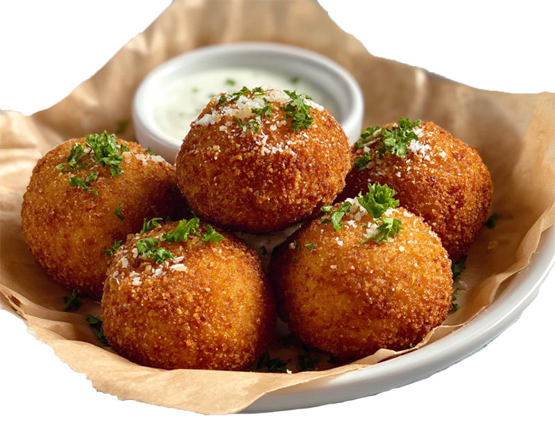 Bombas de Papa c/Queso