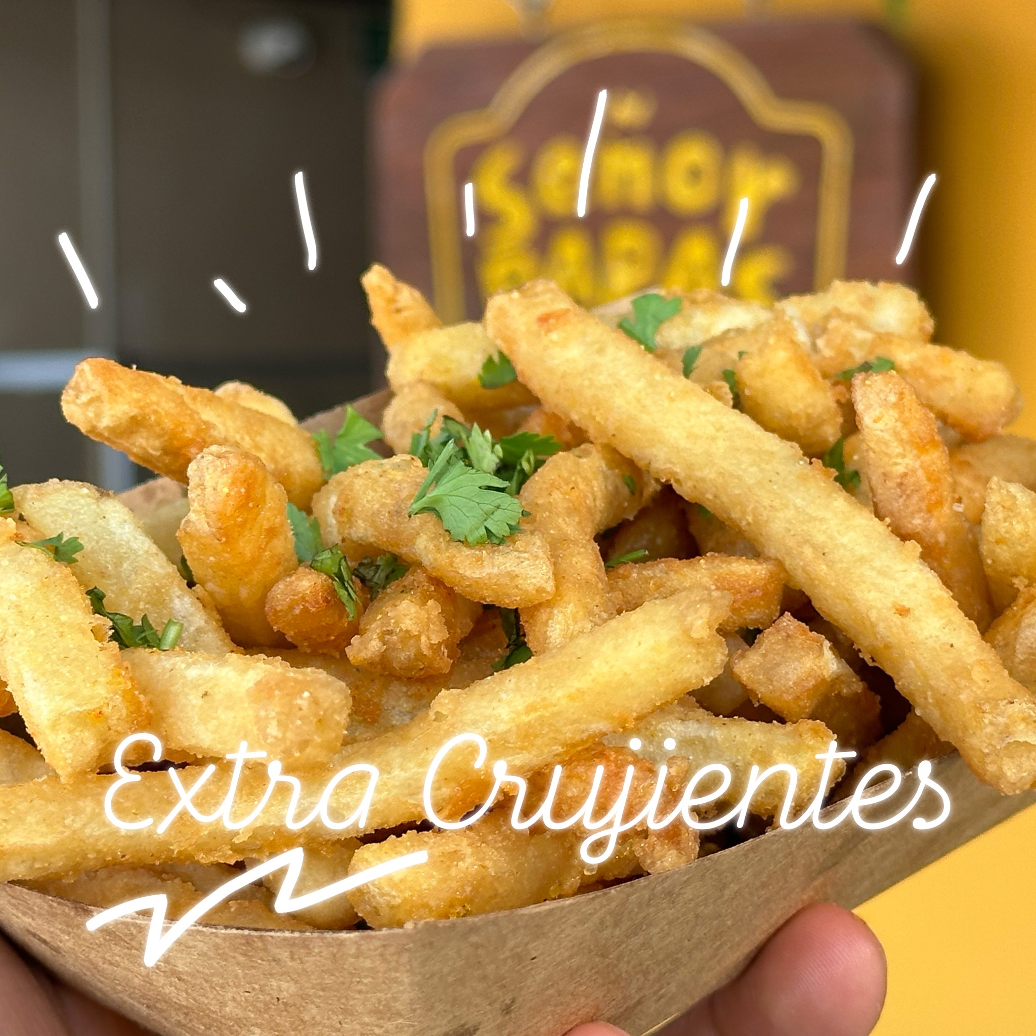 Extra crispy french fries